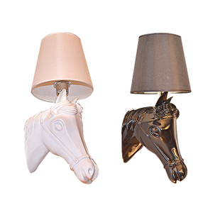 Horse Head Wall Lamp