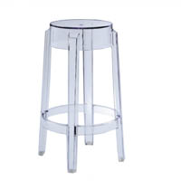 Kartell charles ghost stool medium 