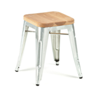 Tolix Stool Woode Seat