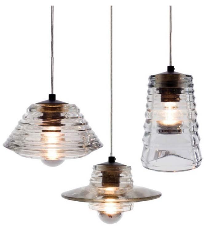 Tom Dixon Pressed Glass Pendant Lamp