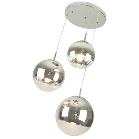 Tom Dixon Mirror 3PCS Ball Pendant Lamp