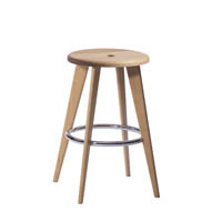 Solid beech wood Bar stool middle