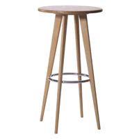 Solid beech wood Bar stool high