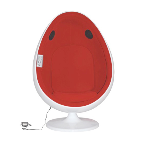 Egg chair with speaker