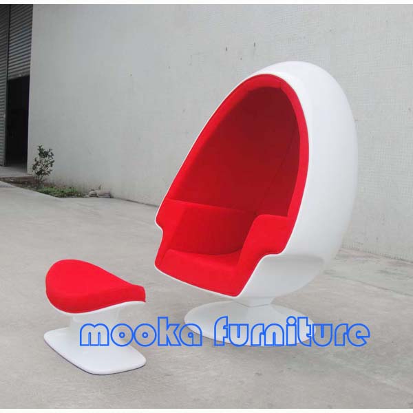 Alpha Egg Chair Ottoman W Speaker Mooka Modern Furniture