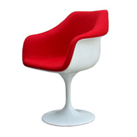 Tulip Armchair w/ fabric seat