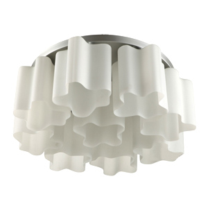 Artemide Logico Quadruple Nest ceniling Lamp  (9 Glass Chimney)